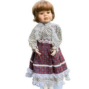 Vintage Crying Porcelain Doll